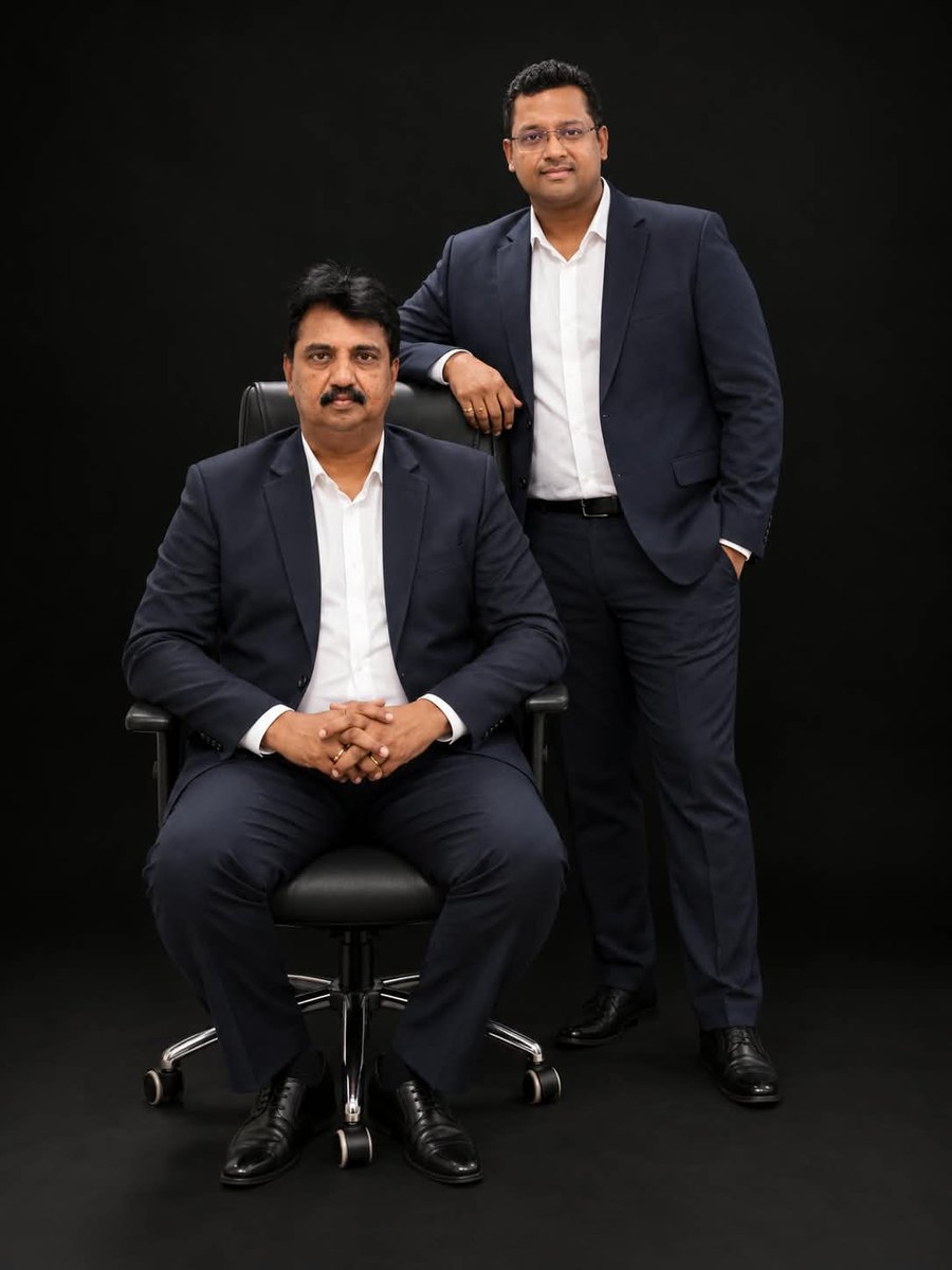 P.S. Madhusudan and Pranav Madhusudan, leadership of Vishaal Natural Food Products